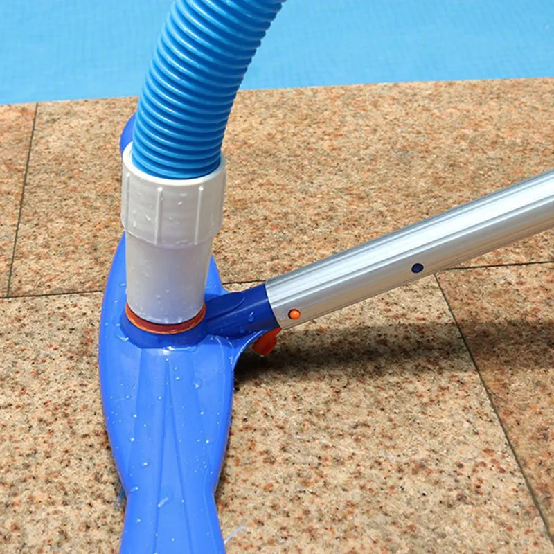

19 Inch Swimming Pool Cleaning Brush Head Pond Wall Floor Broom Cleaner Tool FEA889