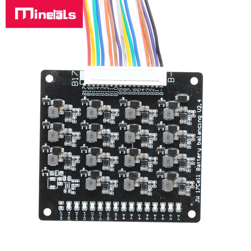 

17s BMS 1.2A Balance Board Lifepo4 LTO Lithium Battery Active Equalizer Balancer Energy Transfer Board BMS