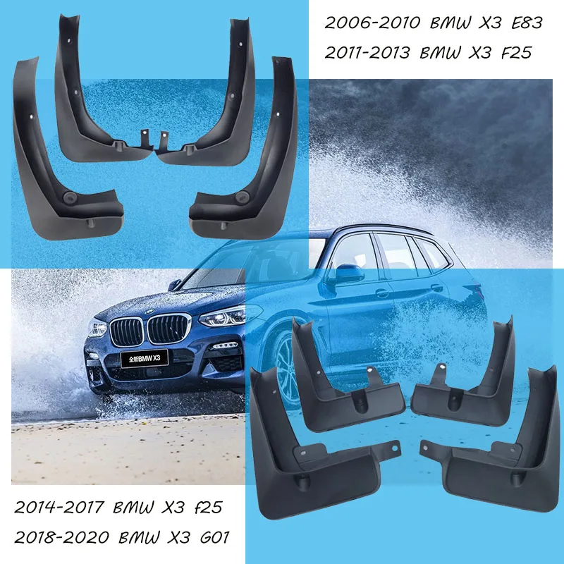 Брызговики для BMW X3 E83 F25 G01 bmw 2006 2019|Грязезащита| |