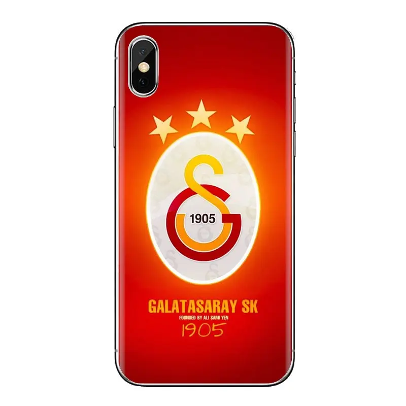 Galatasaray SK логотип металлический лист для htc один U11 U12 X9 M7 M8 A9 M9 M10 E9 Plus Desire 630 530 626 628 816
