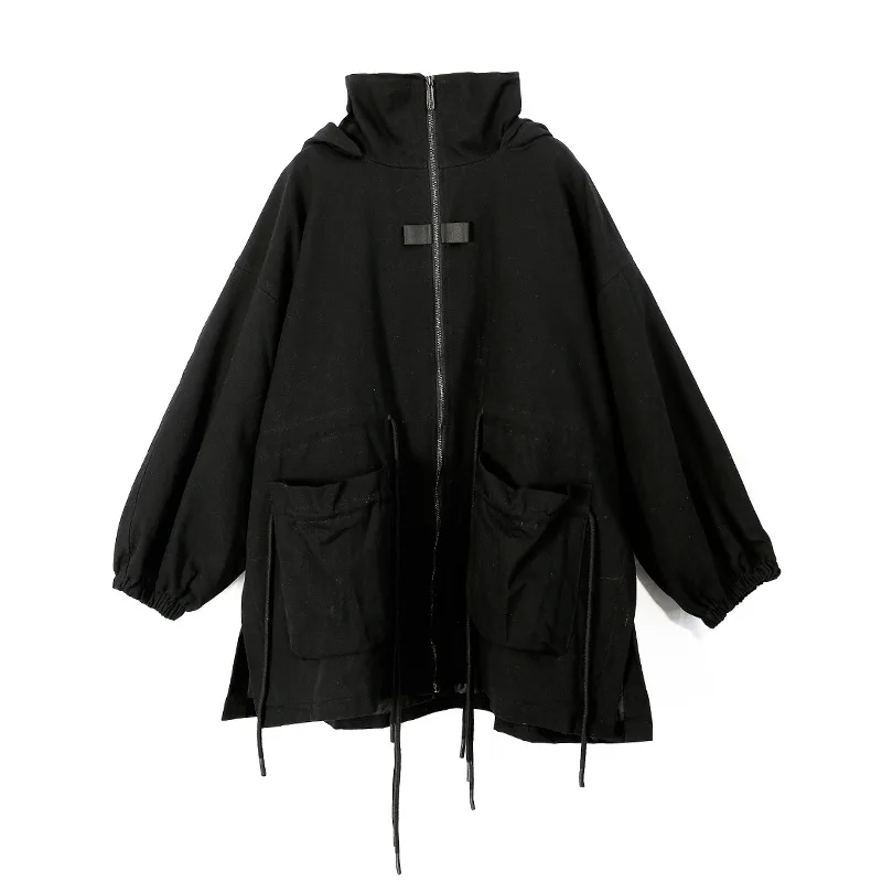 

YourSeason New Loose Ladies 2021 Winter Spring Jackets Warm Pockets Women Streetwear Fashion Hooded Coats