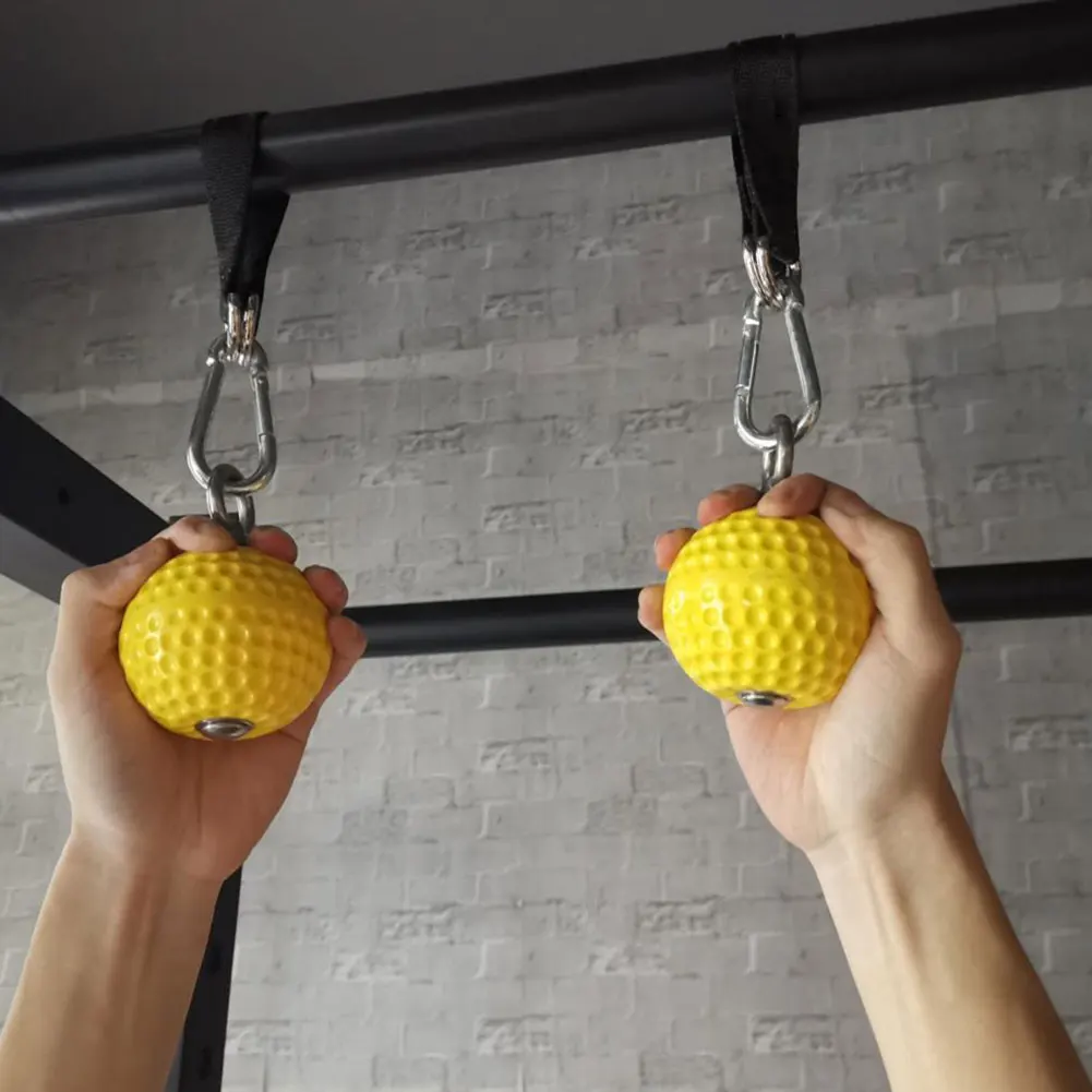 

Hand Grip Strength Trainer Non-Slip Pull Up Ball Climbing Power Grip Strength Hand Exerciser Fitness Bouldering Hold Workout