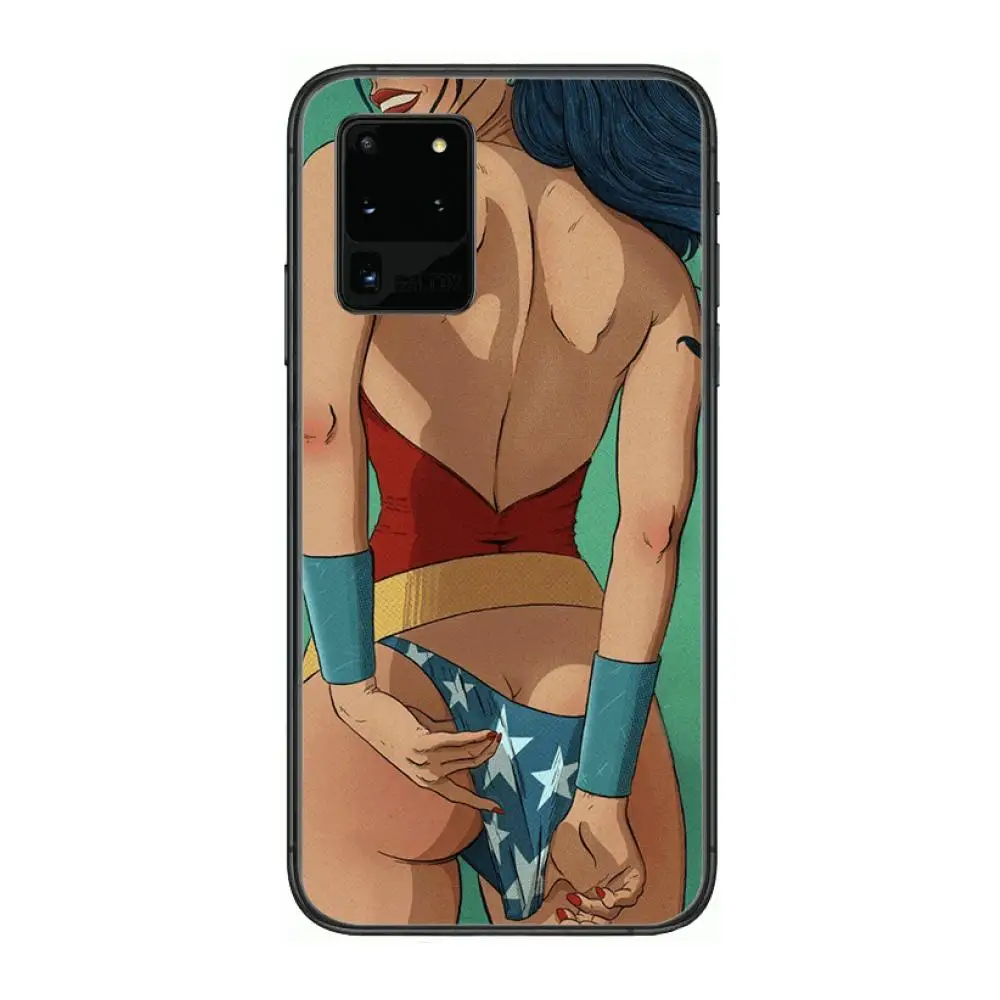 

sexy beautiful girl Phone cover hull For SamSung Galaxy S 6 7 8 9 10 20 21 Plus Edge E note 5G Lite Ultra black soft bumper