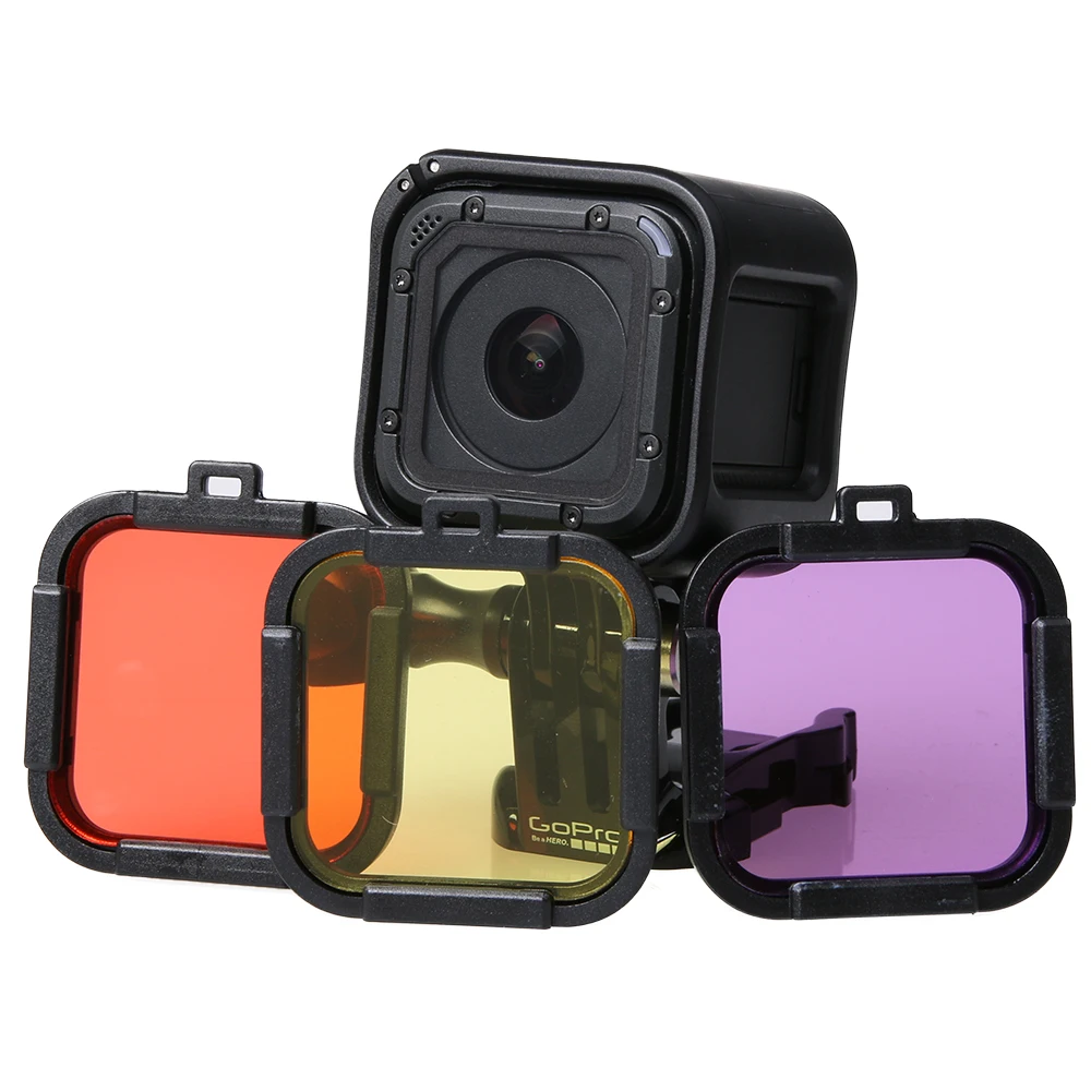 Фильтр для подводной съемки Gopro Hero 4 session/5 session кубическая крышка объектива Защита
