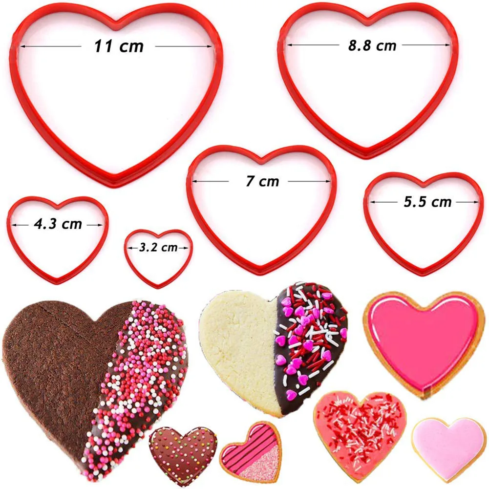 Формы для торта в форме сердца силиконовые формы выпечки помадка кондитерские