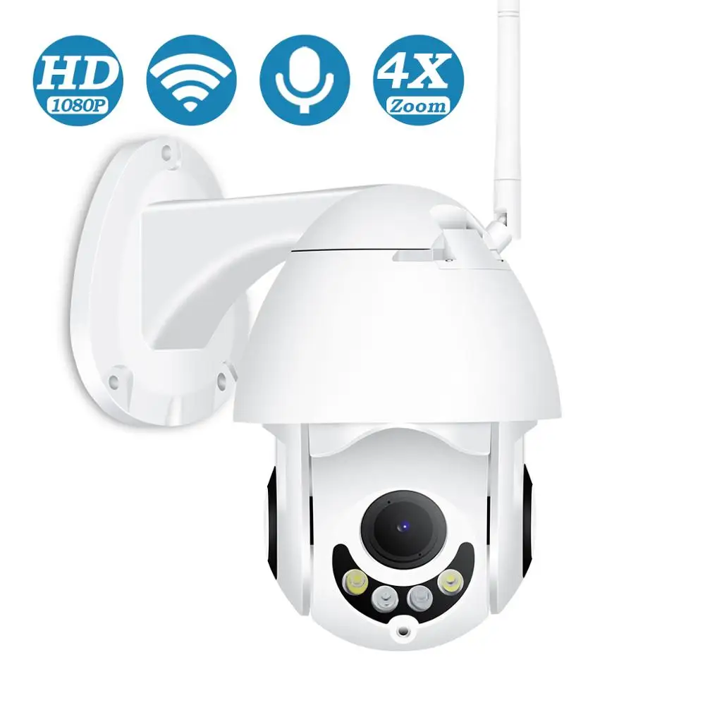 IP камера BESDER 1080P 960P PTZ Уличная С Wi Fi 5 кратным автоматическим увеличением и
