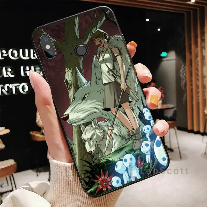 

Mononoke Hime Phone Case For Xiaomi Redmi Note 4 4x 5 6 7 8 pro S2 PLUS 6A PRO
