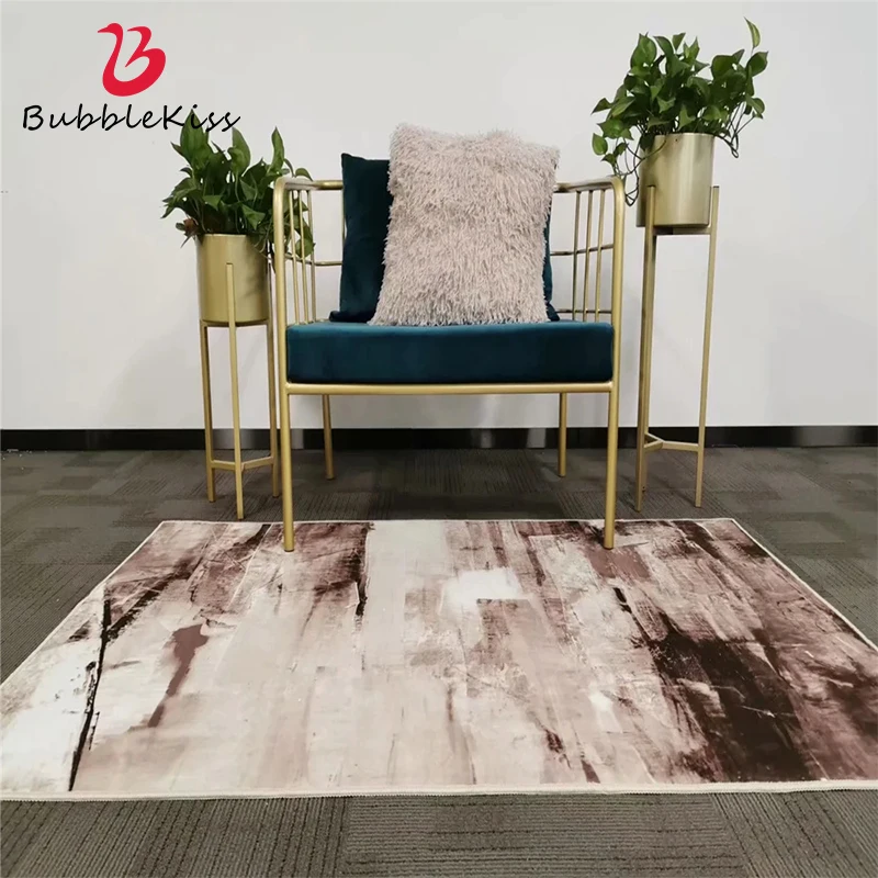 Ковры для гостиной в китайском стиле с абстрактным черно белым чернильным узором