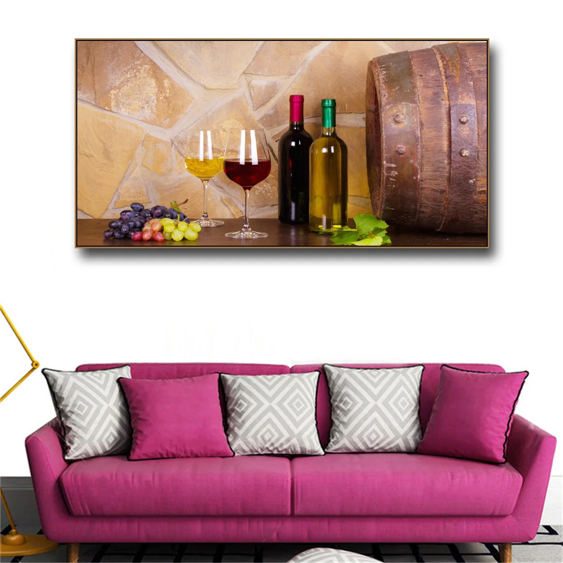 Laeacco картины на холсте с изображением бокала вина каллиграфический декор для