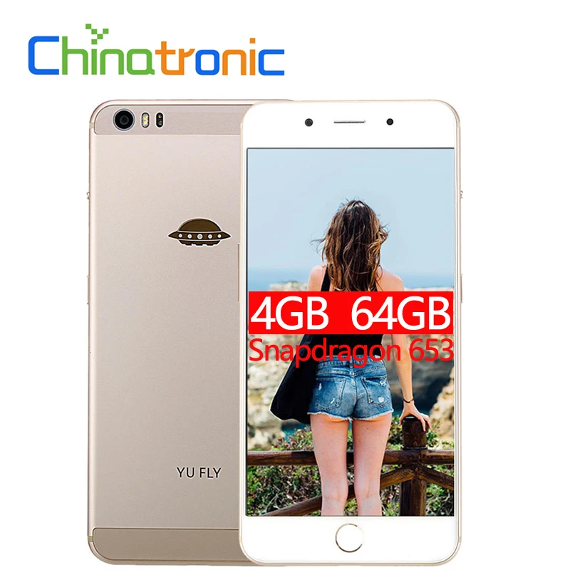 Оригинальный Новый YU FLY F9 4 Гб 64 4G FDD LTE мобильный телефон 6 0 &quotFHD + Snapdragon 653