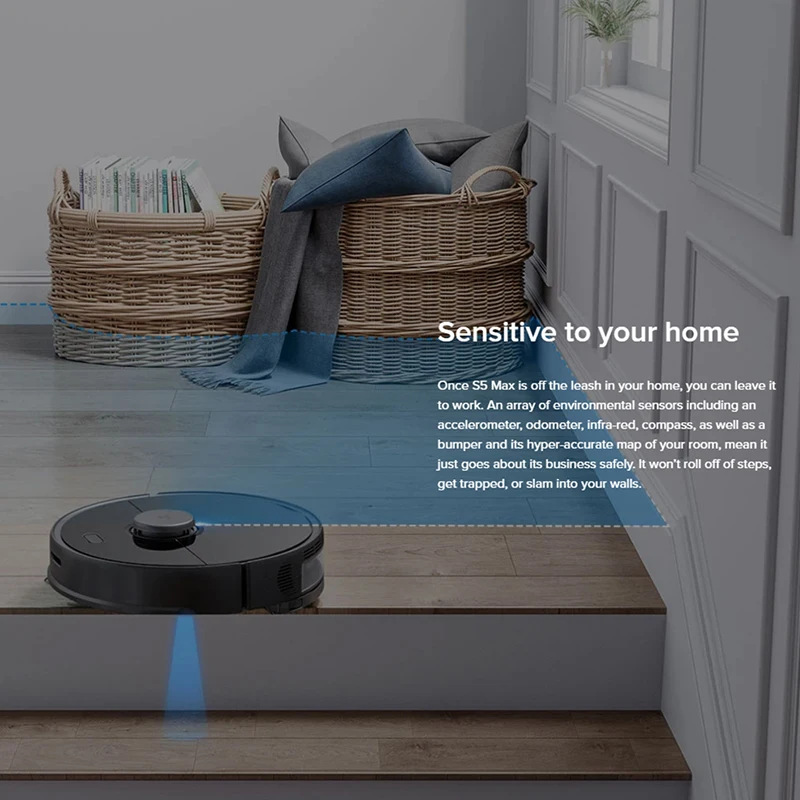 Подарок на Новый год Roborock S5 Max робот пылесос APP Управление Автоматическая