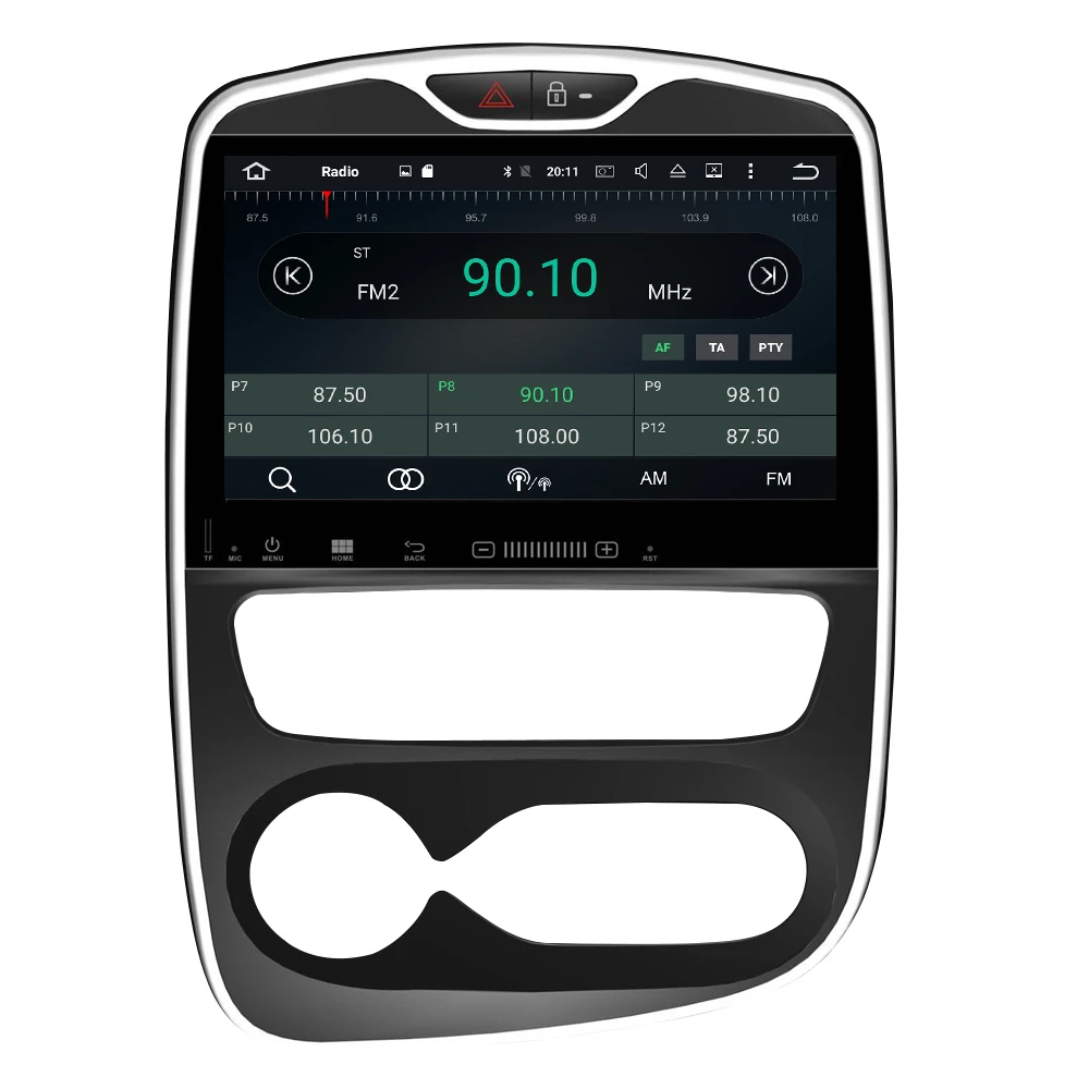 Автомагнитола для Renault Clio 10 0 2016 4 Гб ОЗУ Android 2018 DVD плеер GPS навигация стерео аудио