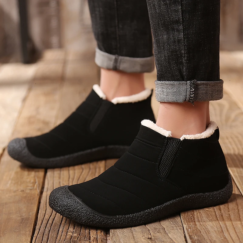 FLARUT унисекс зимние кроссовки для бега мужчин и женщин супер теплые плюшевые