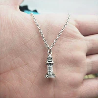 lighthouse charm creative chain necklace women pendants fashion jewelry accessory friend gifts necklace women