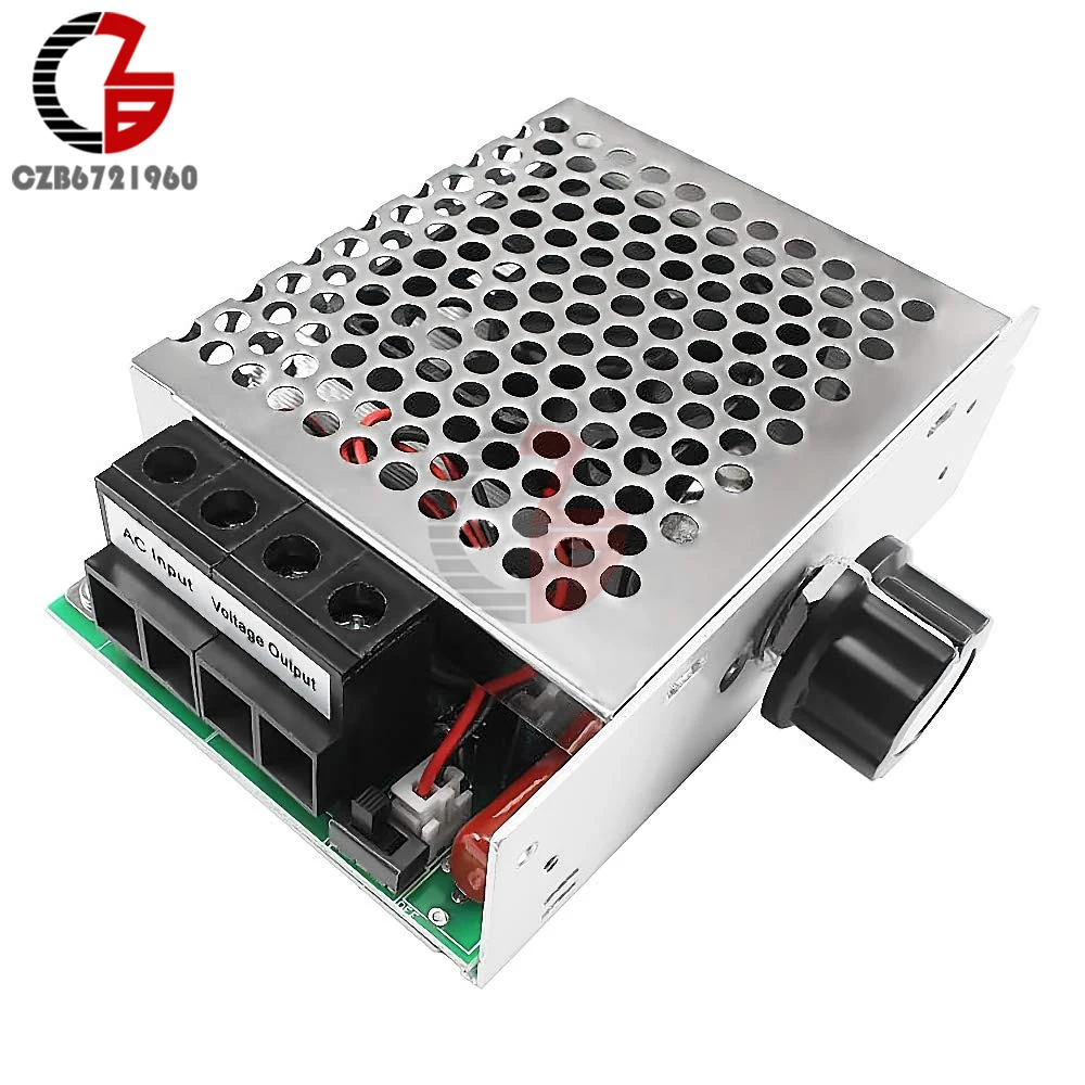 Мощный электронный регулятор напряжения SCR 10000 Вт переменный ток 110 В 220 в