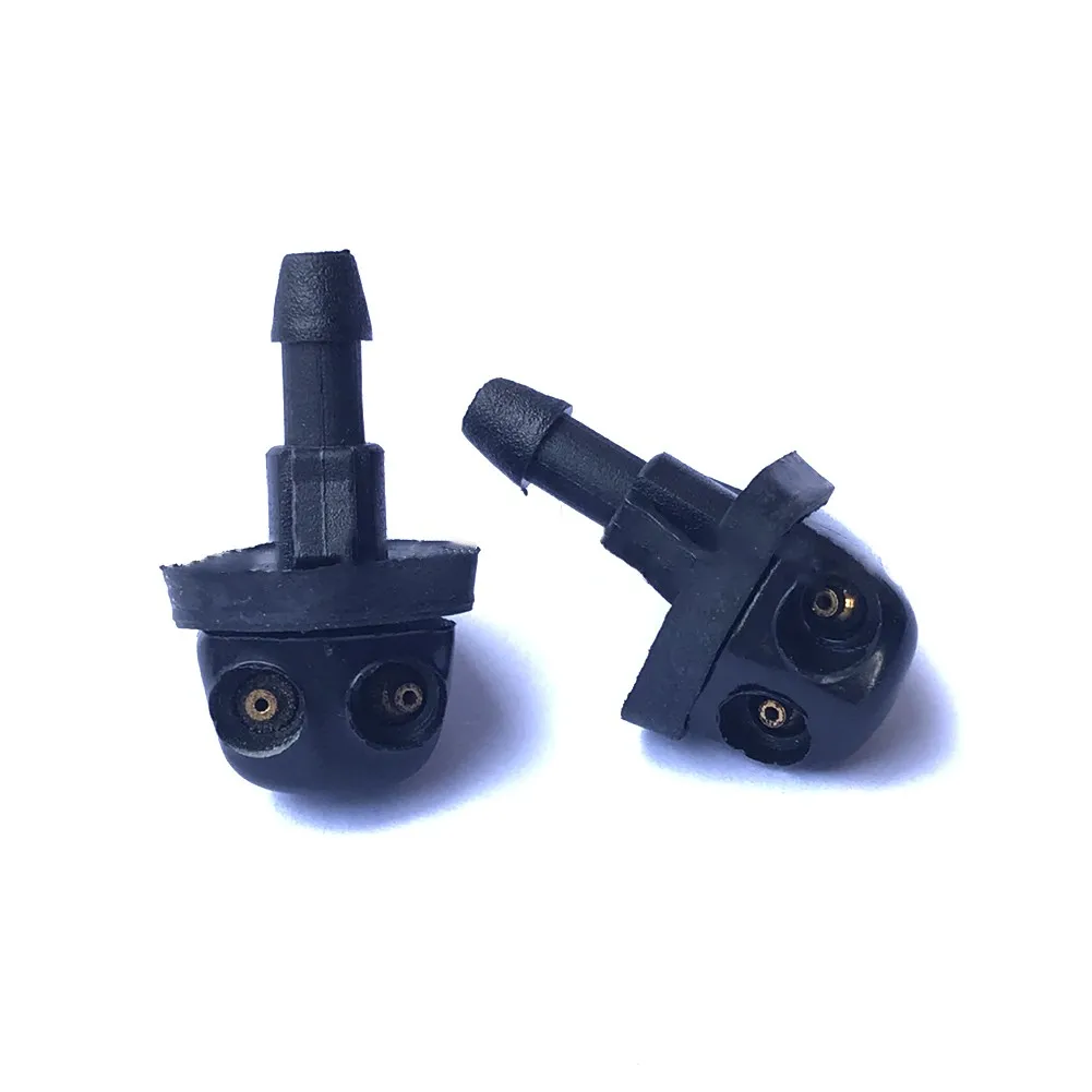 

One Pair Sprinkler Plastic Wiper Nozzle Replace Single-hole Washer Spray Kits