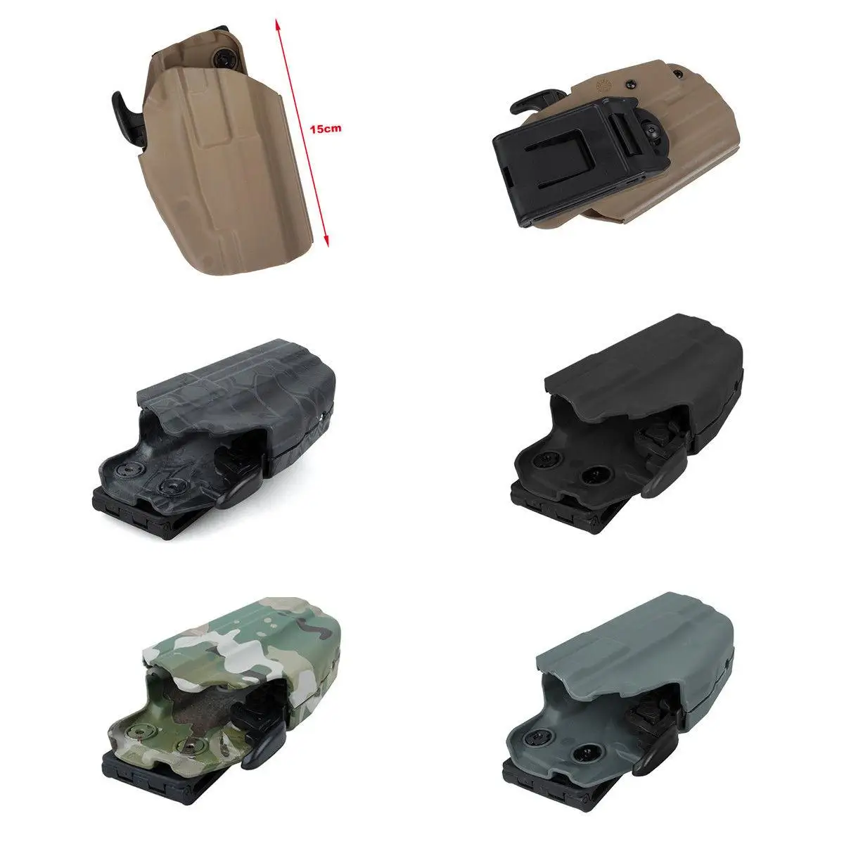 Tactical Belt System 579 Compact Holster 15CM Typhon Nylon Pouch for G19/23/38 | Спорт и развлечения