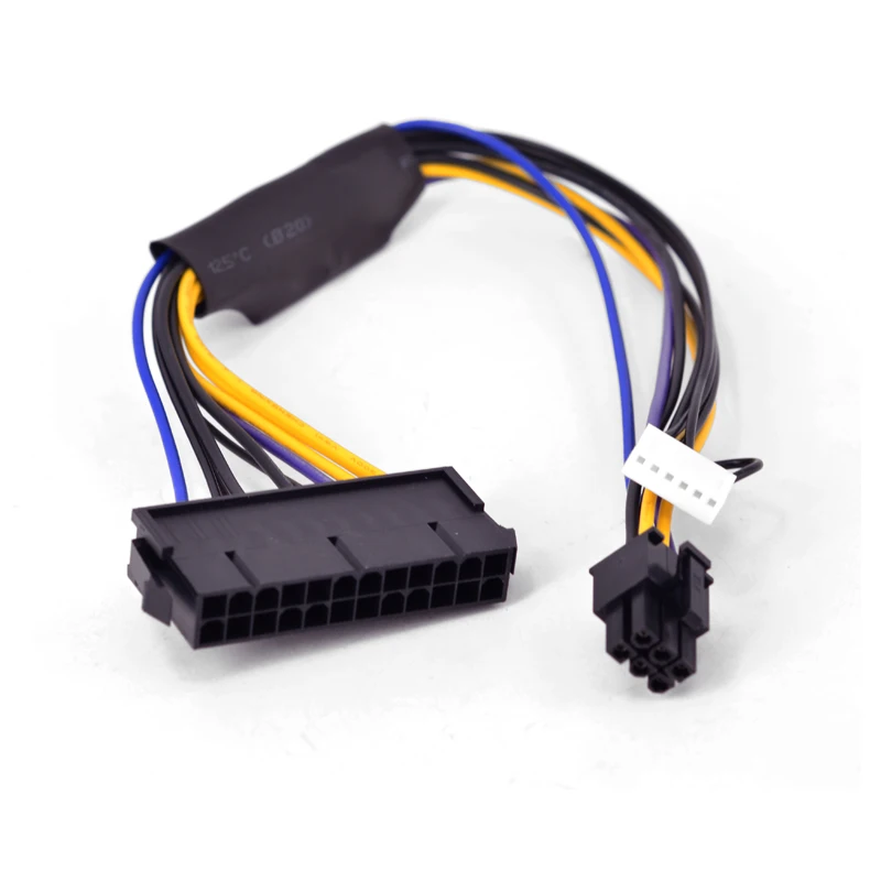 

6-контактный 24-контактный кабель питания ATX для HP Compaq 8300 8380 8000 EliteDesk 880 G1 ProDesk 600 G1 TWR, Настольная материнская плата