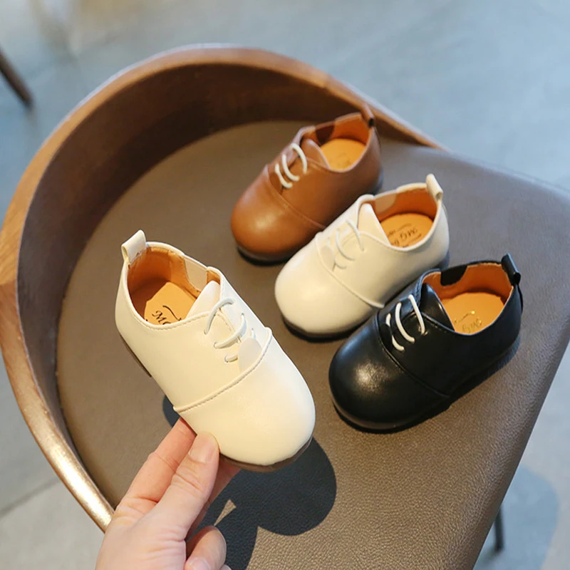 

Kids Shoes Classic Children's Leather Shoes Baby Girls Boys Shoes Boys Non-slip Rubber Sole Toddler Shoes Girls Children's Shoes