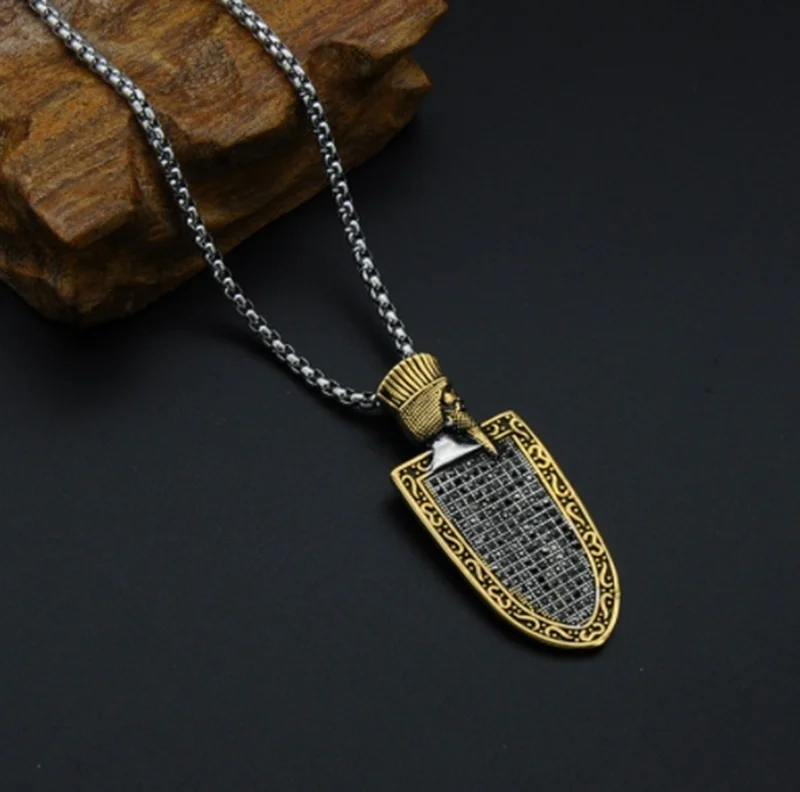 Мужское ожерелье из титановой нержавеющей стали в стиле панк | Украшения и