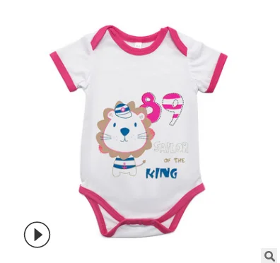 

10pcs/Lot Sublimation Blank Baby Climb Rose Clothes T-shirt 0-12 Mouths Heat Press Dye sublimation ink Crafts Infant conjoine