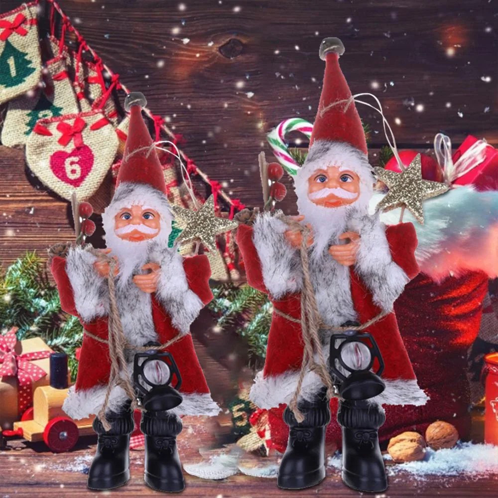 

Новинка 2022, кукла Санта-Клаус, Рождественское украшение, новогодний подарок, украшение для рождественской елки, креативные плюшевые игруше...