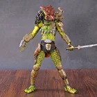 Фигура хищника NECA Elder Predator Gold Kenner Leader Clan Chief фигурка модель игрушки