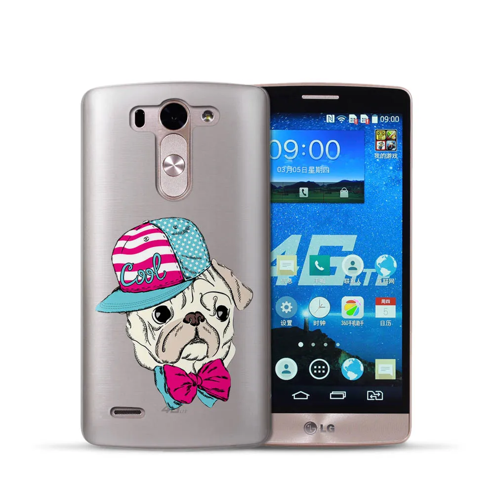 Забавный мультяшный кот собака чехол для телефона Lg X screen Q6 Q8 G5 G6 K4 K10 K8 2018 power 2