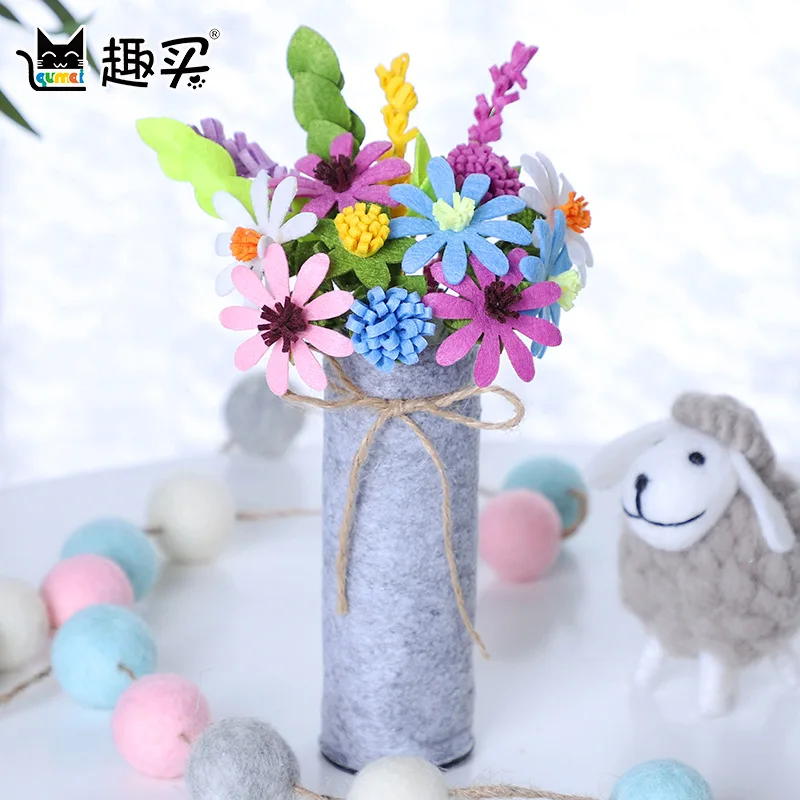 Фетровые цветы для свадьбы украшения дома товары праздников и вечевечерние