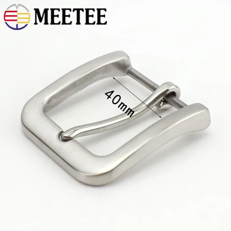 1Pc Fashion 40mm Stainless Steel Men Belt Buckles Metal Pin Buckle For Belts 37-38mm DIY Leather Craft Jeans Accessories YK137 | Дом и сад