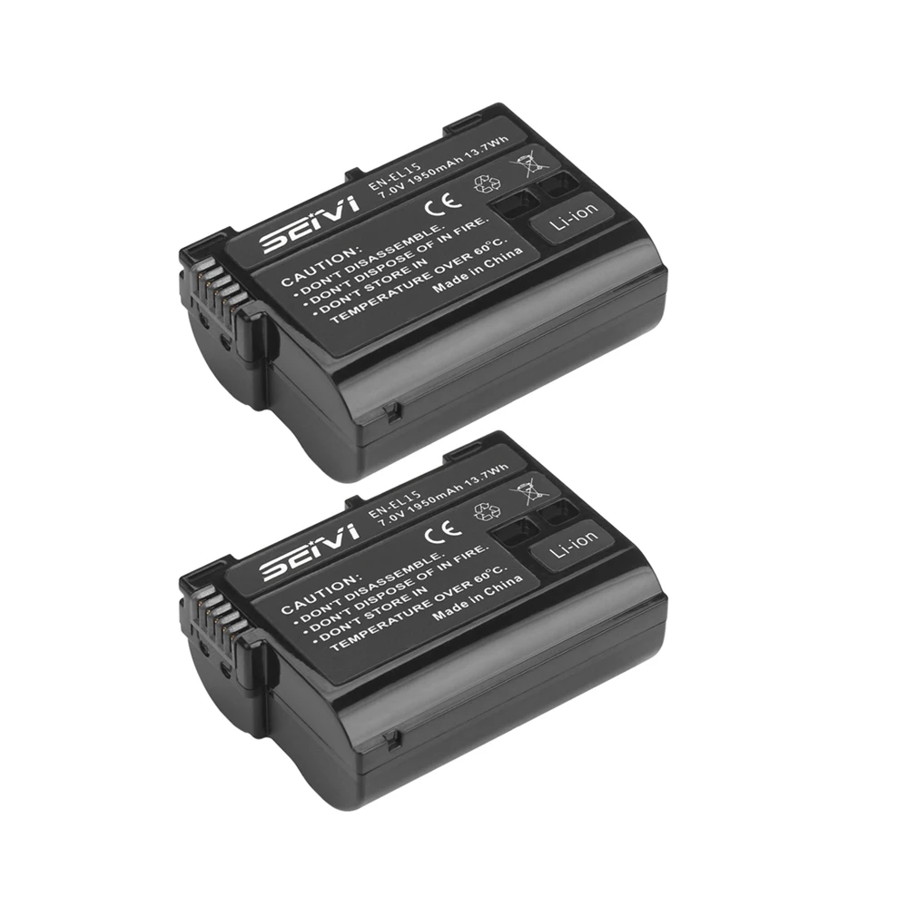 EN-EL15C EN-EL15 Аккумулятор для Nikon Z5 Z6 II Z7 Z7II D7000 D7100 D7200 D850 D750 D7500 D810 D500 D800 - купить по