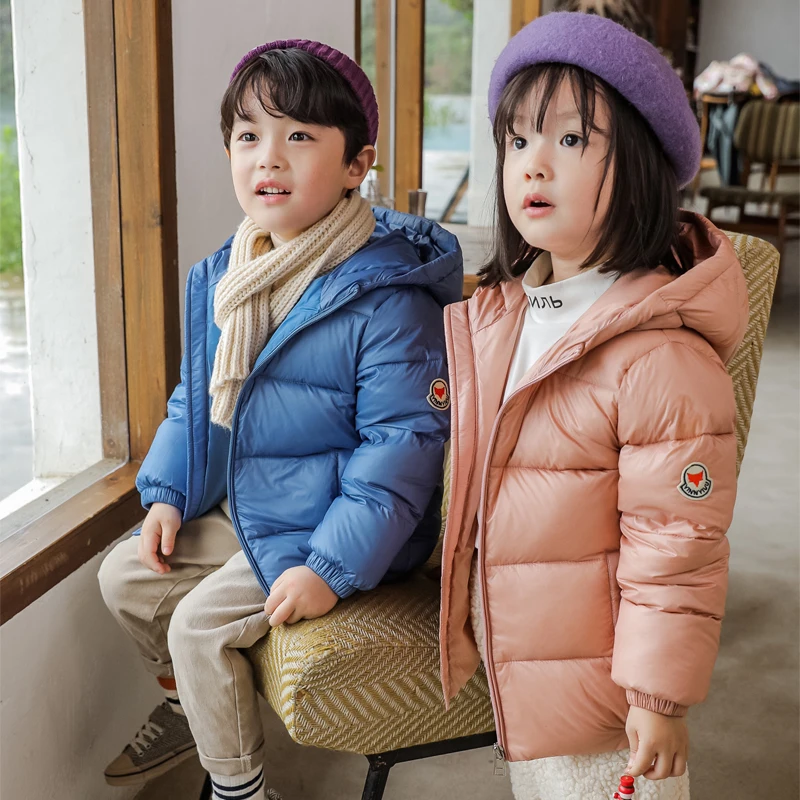 Новинка 2021 зимняя детская одежда пуховик для мальчиков бархатное пуховое пальто