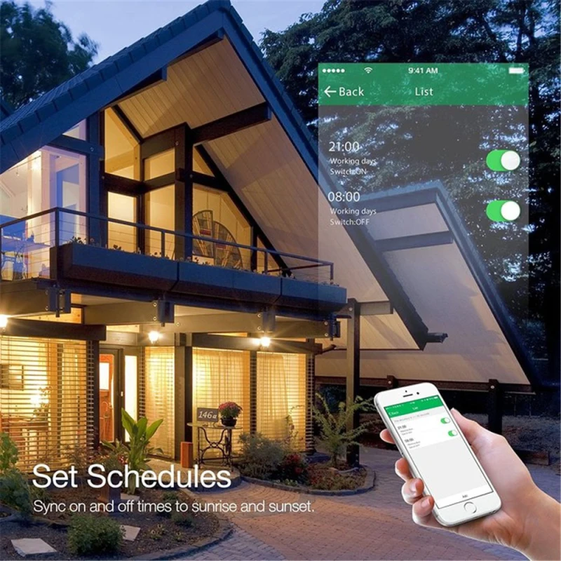 

2 In1 WiFi EU Smart Plug Tuya Remote Timer Switch Control Socket Works With Alexa Google Home For Voice Control Home Appliances