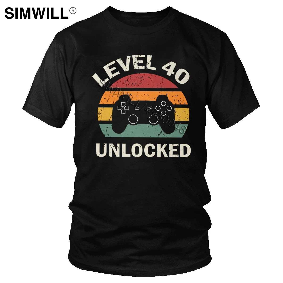 

Городской Новое поступление футболки для мужчин хлопок 1980 40th на день рождения Футболка короткий рукав 40 лет средний уровень 40 разблокирова...