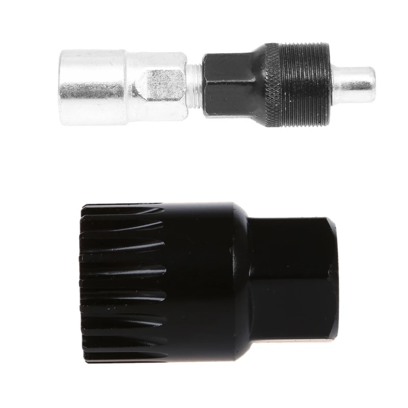 

1 Pcs Bike Bicycle Cycling Repair Tools Sealed Bottom Bracket Remover Kit & 1 Pcs Bicycle Crank Pullers Crank For 4-Kant Bike To
