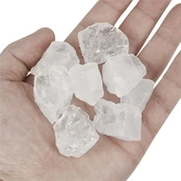 500g natural stones white quartz irregular crystal raw mineral stone home decor