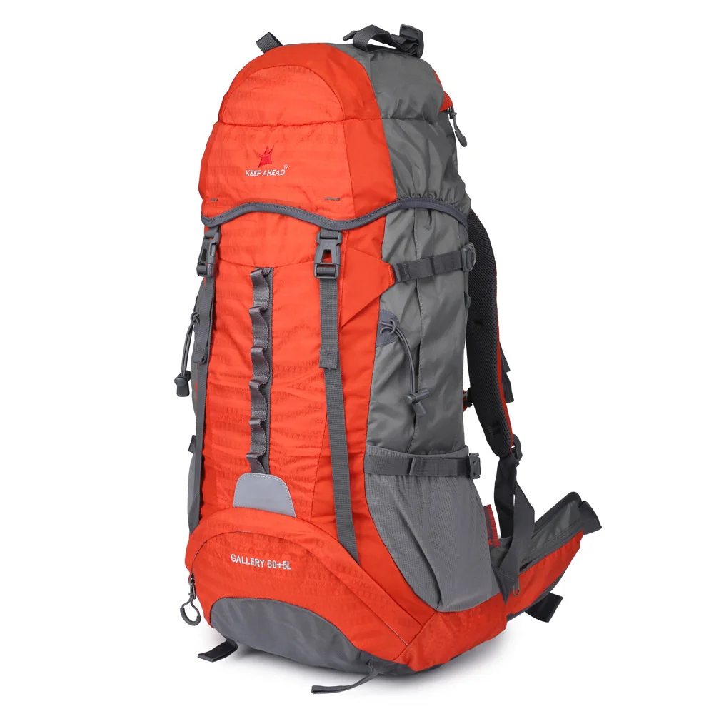 

New weight-bearing mountaineering bag large capacity hiking outer shelf bag outdoor sports waterproof backpack for men