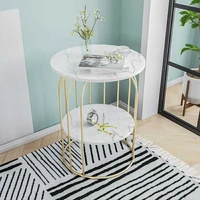 luxury small coffee table marble living room low golden coffee table modern design furniture table ronde home decoration
