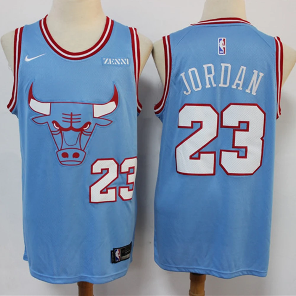 

NBA Men's Chicago Bulls #23 Michael Basketball Jerseys City Edition All-star Classic Swingman Jersey Mesh Stitched Jersey