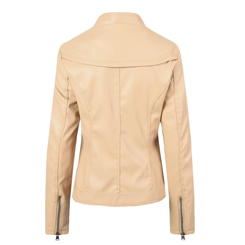 AliExpress весна и осень стиль Модное кожаное пальто женское пальто корейский стиль Женская одежда Локомотив кожаная куртка Bri