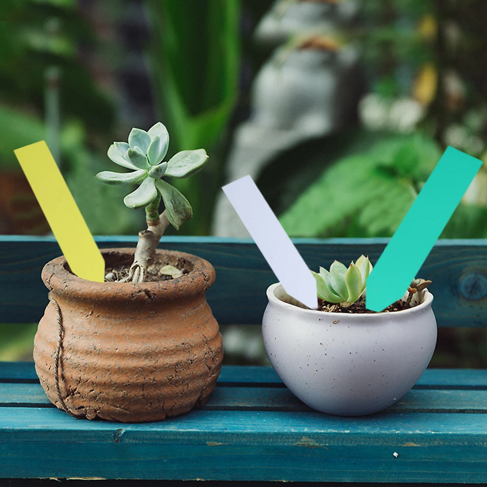 50/100 шт. водонепроницаемые пластиковые бирки для этикеток | Дом и сад