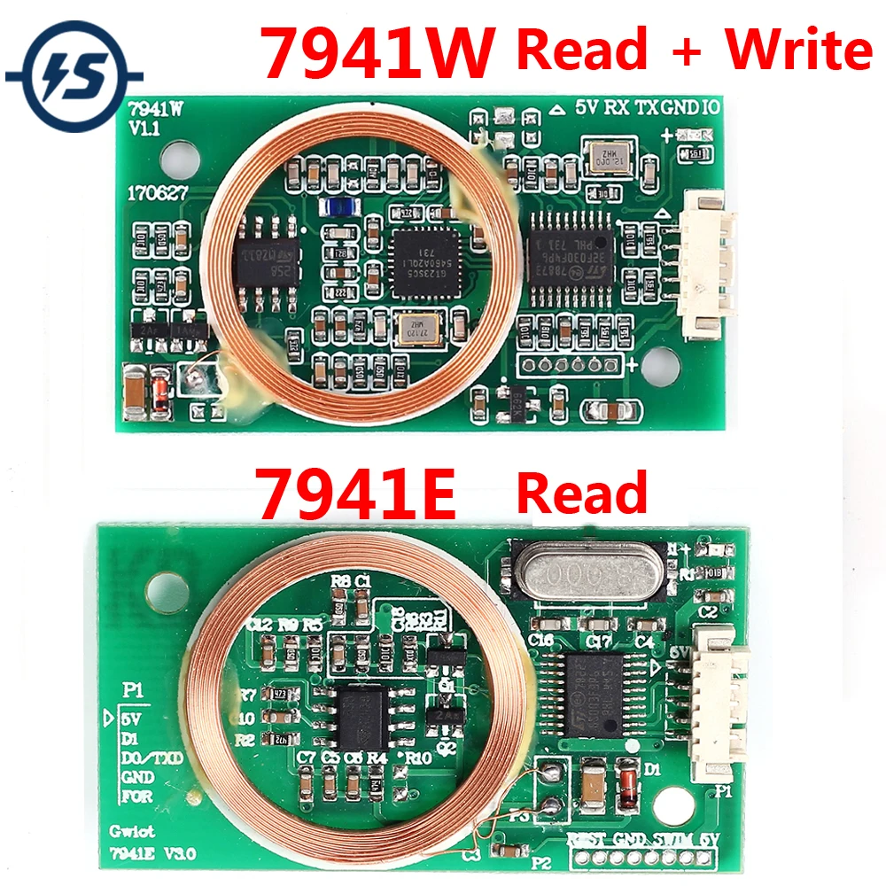 5 в постоянного тока считывающий RFID беспроводной Модуль UART 3Pin 125 кГц 40/50 мА для IC/ID