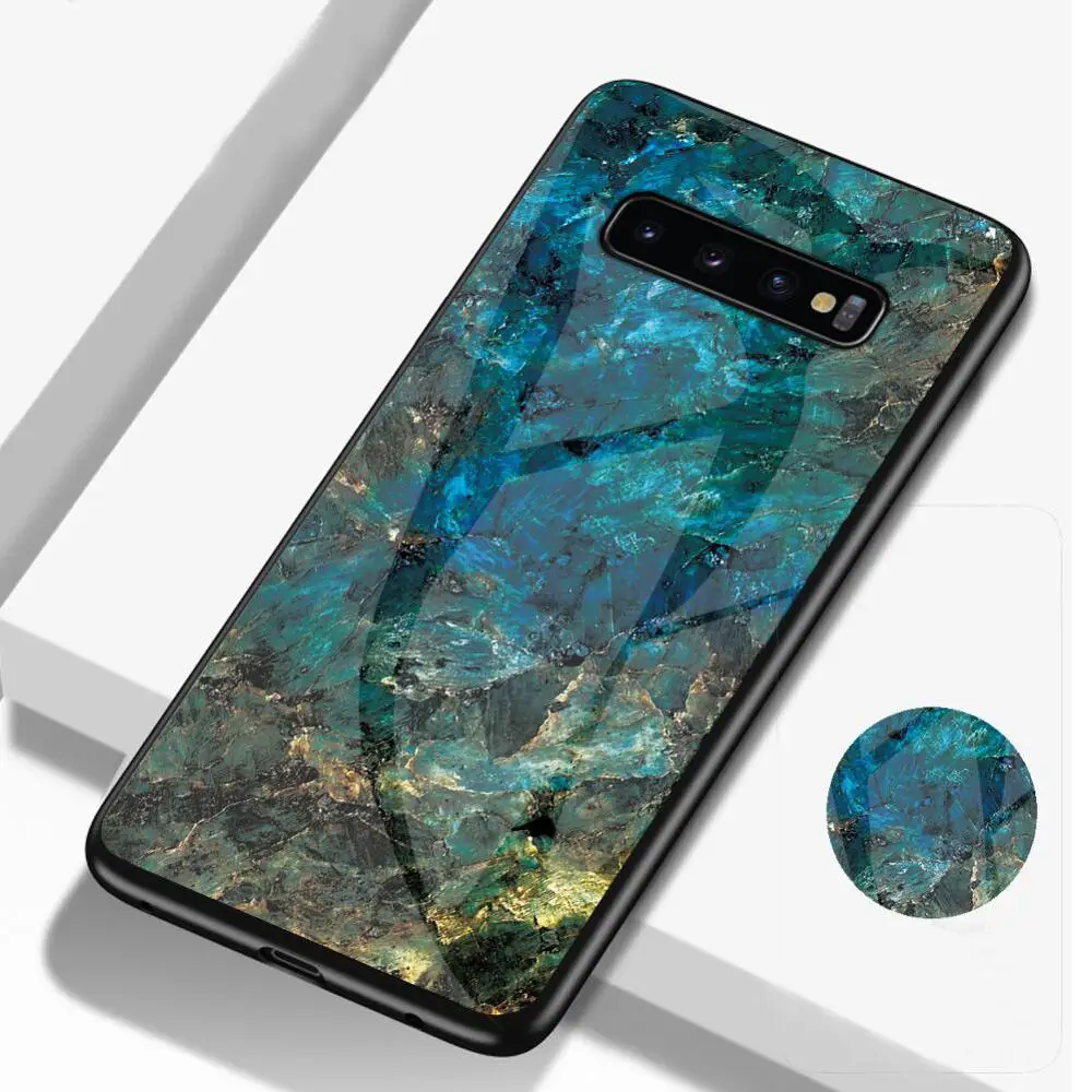 Чехлы для телефонов применяются к samsung galaxy s8 s9 s10 plus s10e note10 pro tpu закаленное стекло