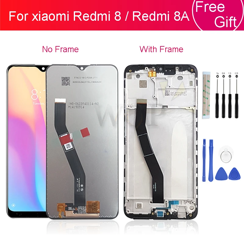 ЖК дисплей с сенсорным экраном и дигитайзером в сборе рамкой для xiaomi Redmi 8A