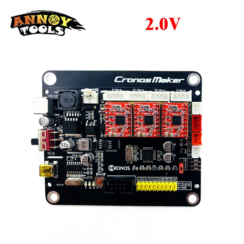 3axis-2.0 CNC 3018 3 осевой контроллер драйвер платы GRBL 1,1 Автономный контроллер XYZ концевой переключатель для ЧПУ маршрутизатор ЧПУ гравировальный станок - Цвет: 3axis-2.0