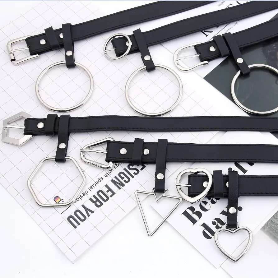 Рождественский подарок ремень женские ремни черные с ремешками на пряжках пояс