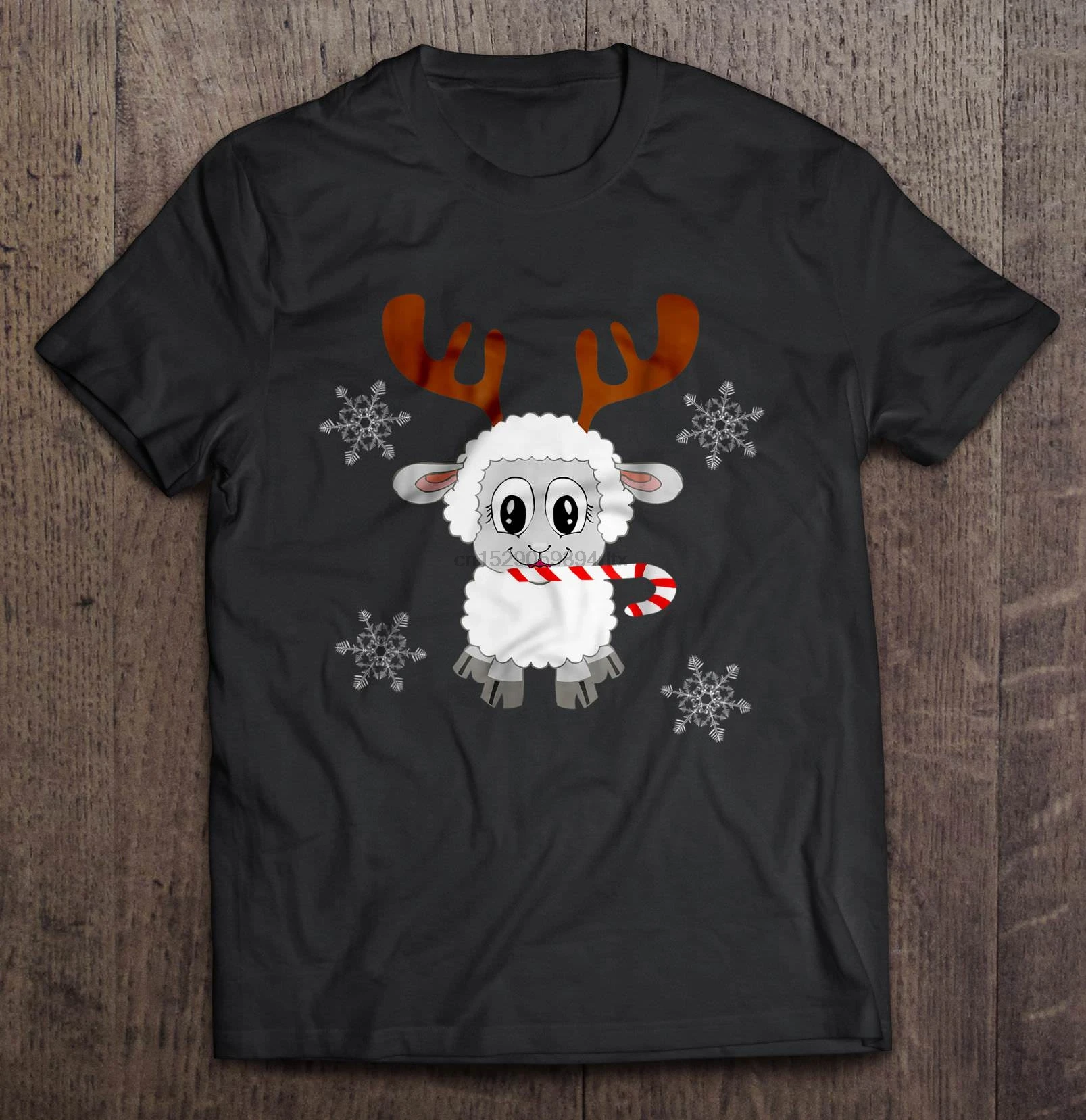 Мужская забавная футболка модная Овечий олень Женский Рождественский пуловер |
