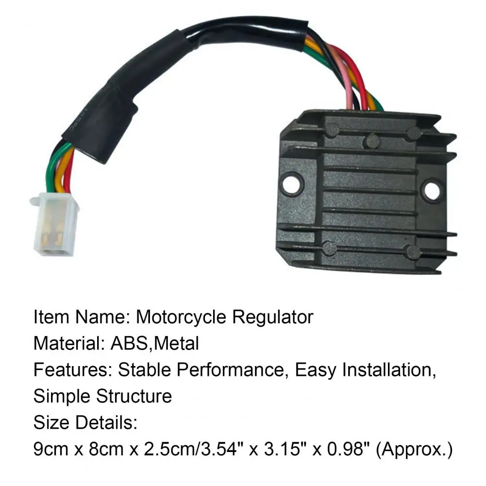 

Hot Sales R2001.0.3 Motorcycle Rectifier High Precise Easy Operation Accessory Motor Portable Voltage Regulator Rectifier for H