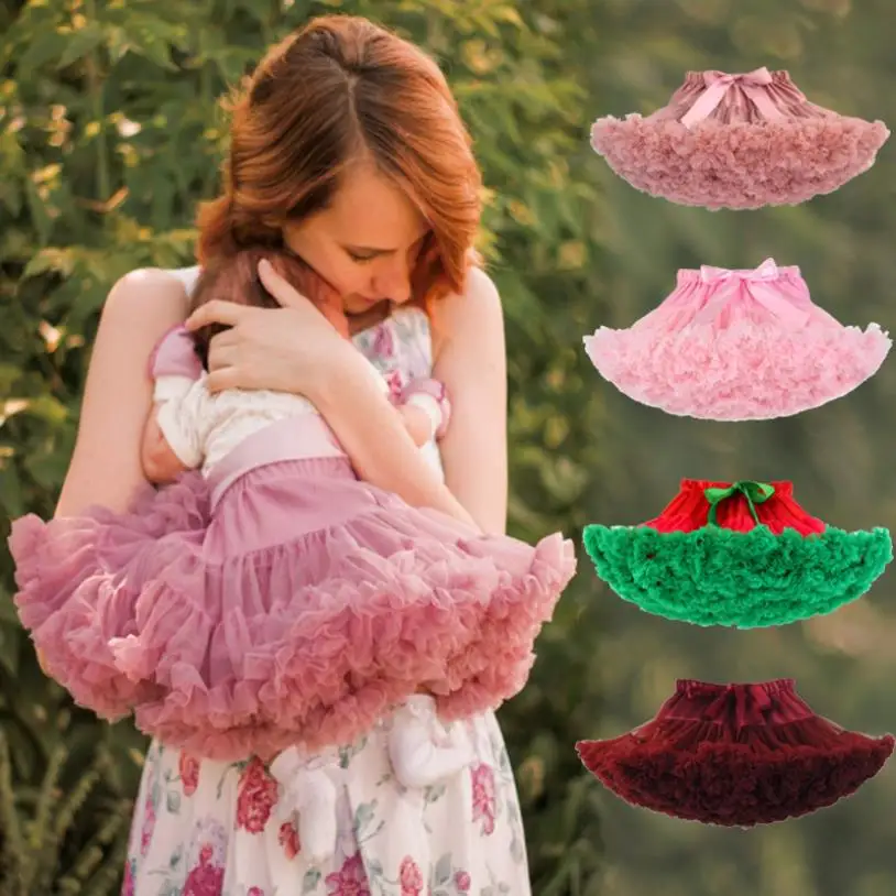 

Newborn Baby Girls Tutu Skirt Ballerina Pettiskirt Fluffy Children Ballet Skirts For Party Dance Princess Girl Tulle Clothes