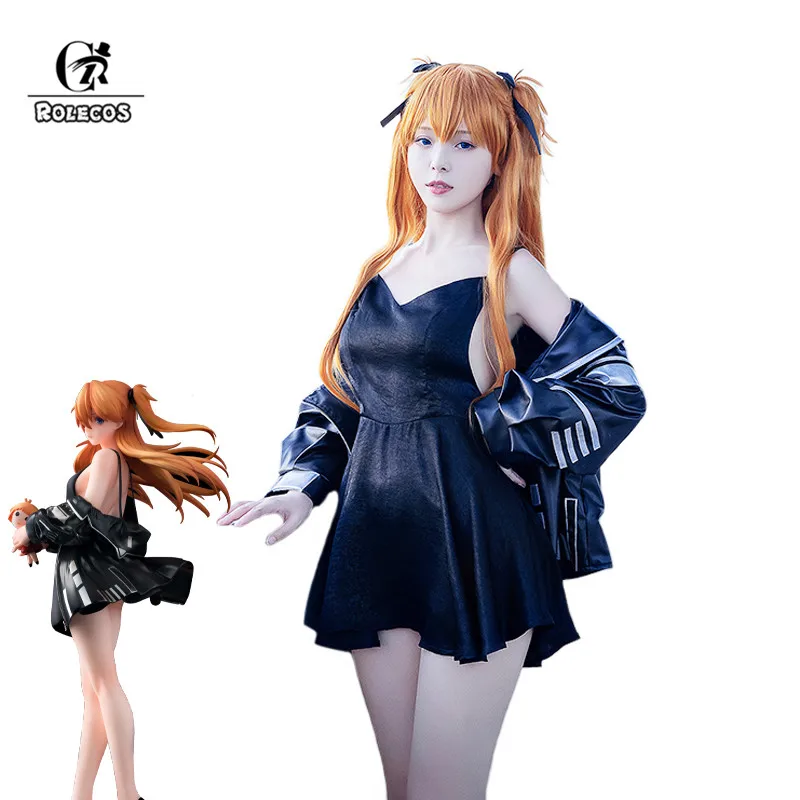 АСУКА ROLECOS аниме ASS ЕВА Косплей Костюм Langley Soryu косплей костюм сексуальное женское